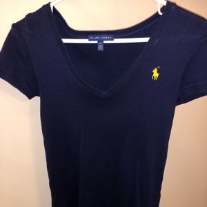 Womens Polo V-Neck Tee
